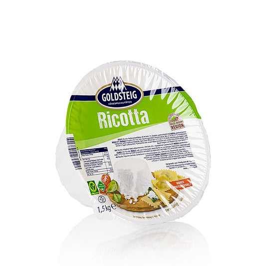 Ricotta di latte vaccino, Goldsteig, 1,5 kg