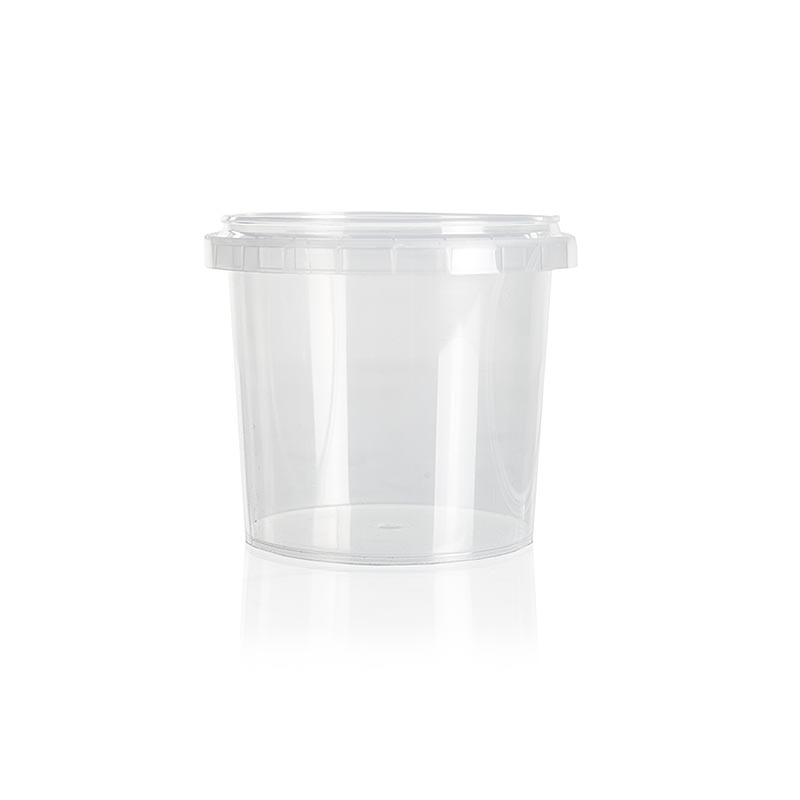 Kunststoffdose Circlecup, rund, ohne Deckel, 95x85mm, 370ml, 1 Stück - Produktfoto