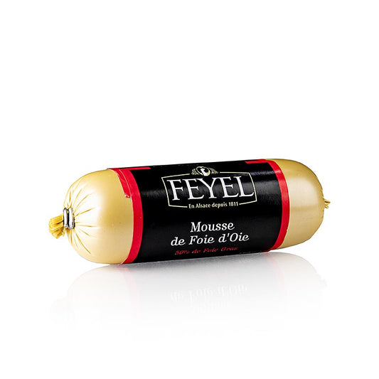Gänsestopfleber Mousse 50% von Feyel, 150 g, hochwertiges französisches Delikatessenprodukt