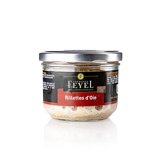 Gänserillette (Gänsefleischpastete) von Feyel, 170 g - köstliche Pastete aus Gänsefleisch