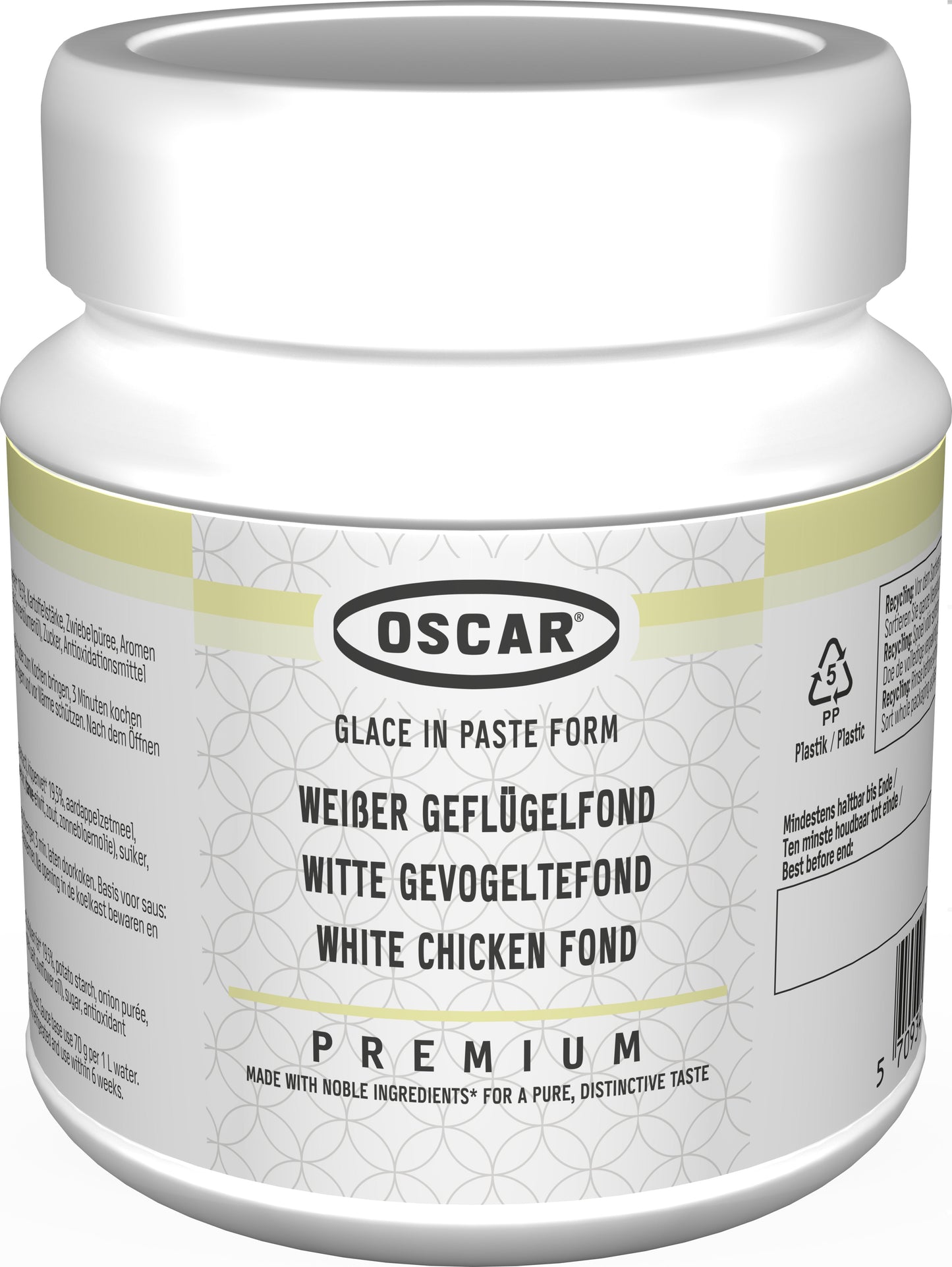 Brodo di pollame Oscar Premium, in pasta (per circa 15 L), 630 g