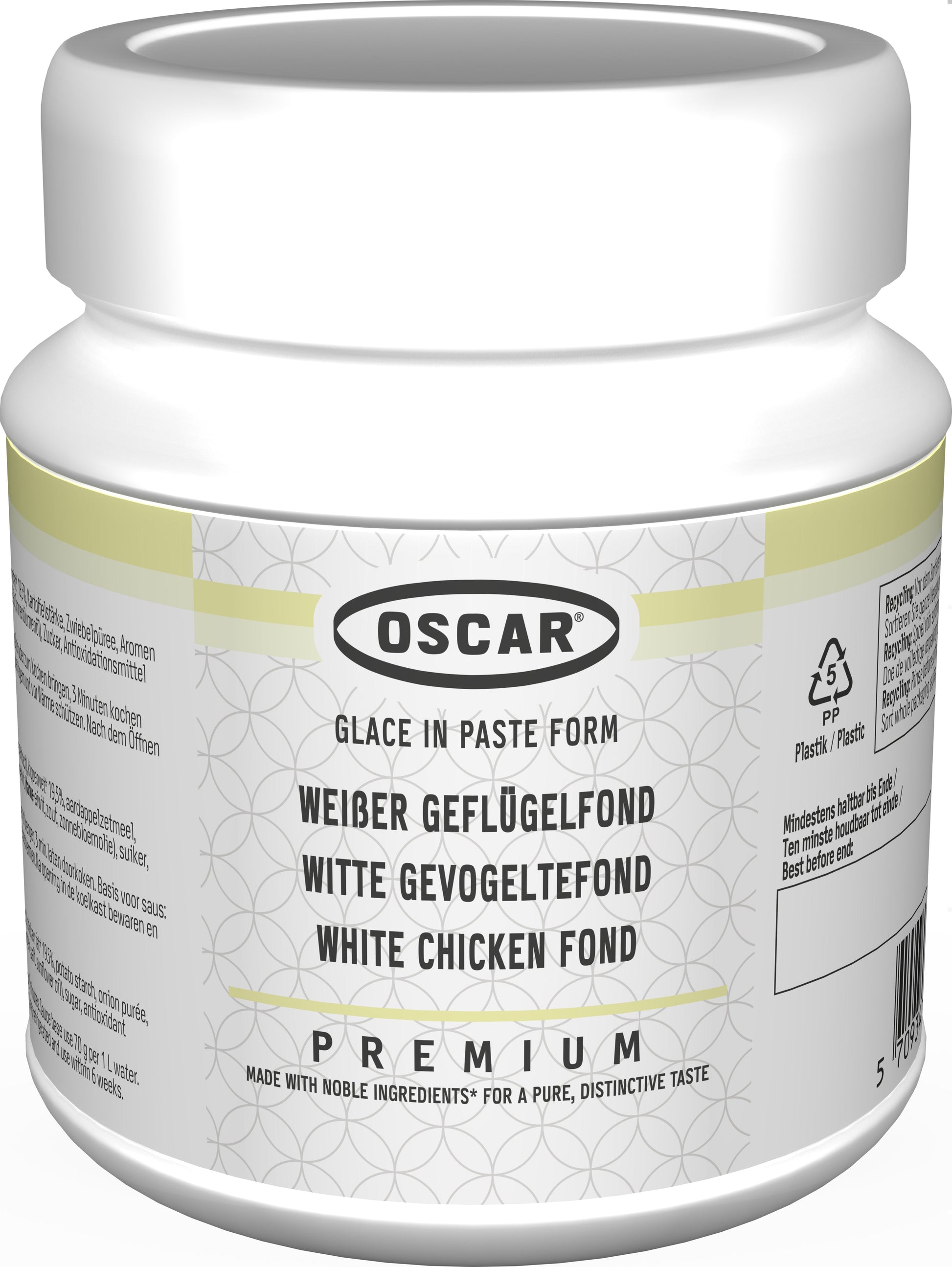 Brodo di pollame Oscar Premium, in pasta (per circa 15 L), 630 g