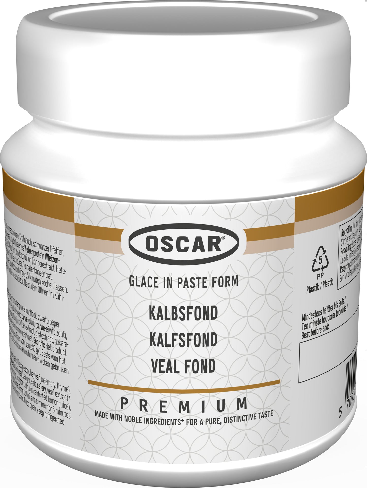 Fondo di vitello Oscar Premium, in pasta (per circa 15 l), 640 g