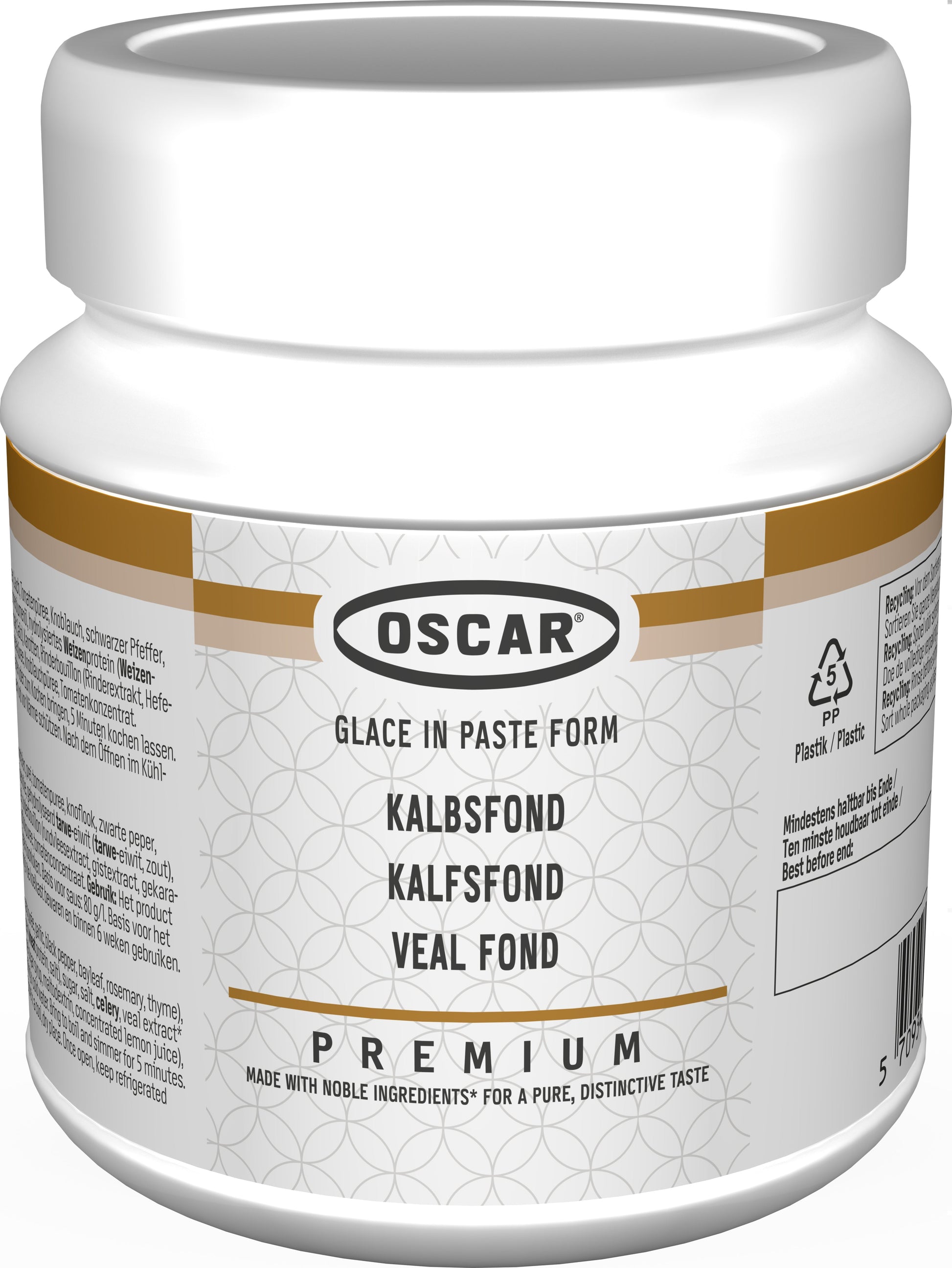 Fondo di vitello Oscar Premium, in pasta (per circa 15 l), 640 g