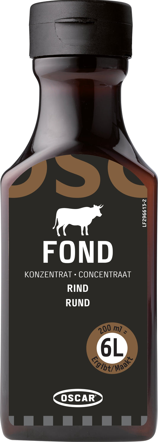 Concentrato Oscar - Brodo di manzo, liquido, senza glutine per circa 6 l), 200 ml