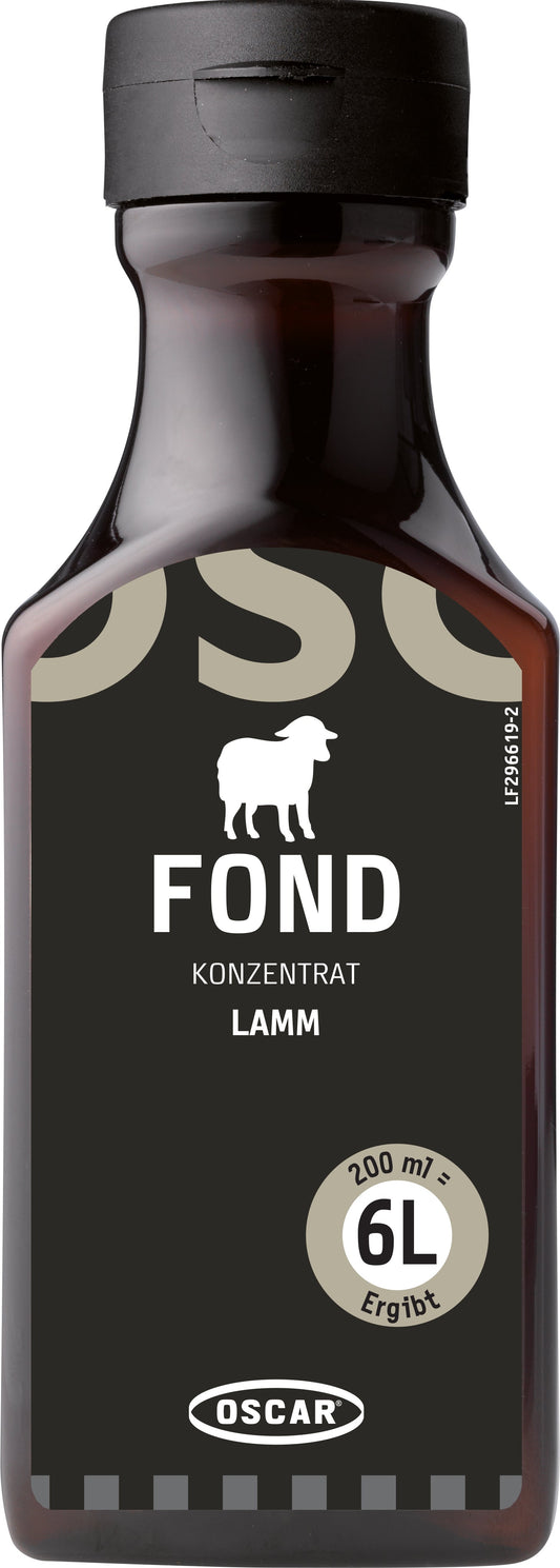 Concentrato Oscar - Fondo di agnello, liquido (per circa 7 L), 200 ml