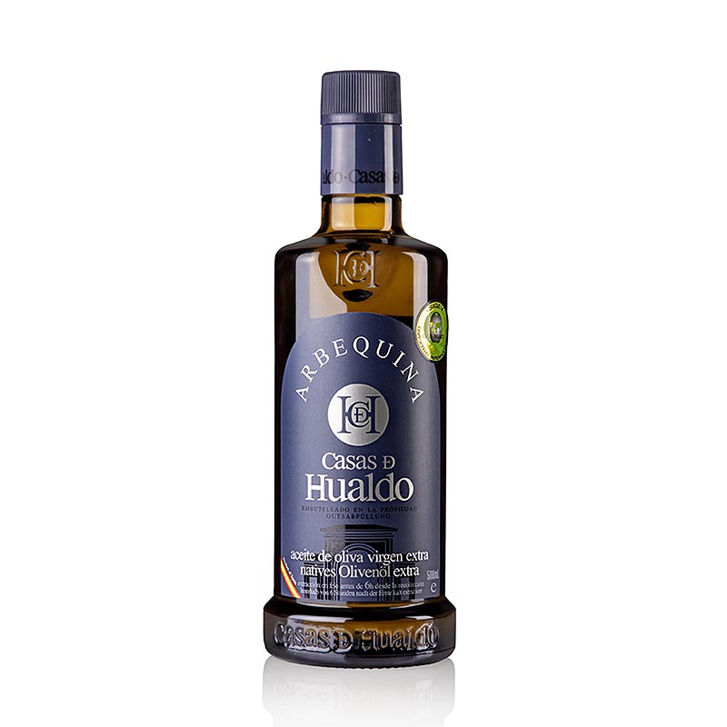 Natives Olivenöl Extra Casas D Hualdo, 100% ARBEQUINA, Spanien, 500 ml