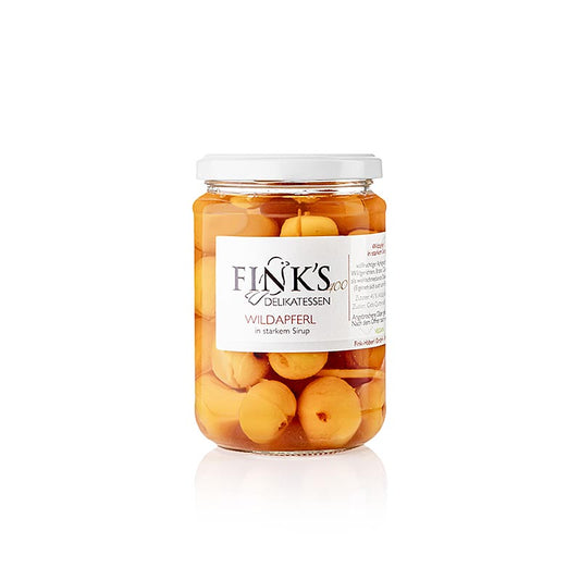 Apôtres sauvages, dans un sirop fort, Fink's Delikatessen (pommes sauvages), 375 g