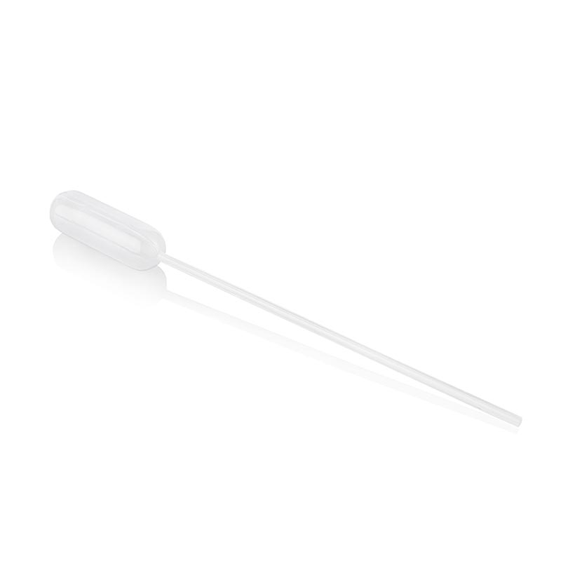 Pipette Pasteur, plastique, 15,5cm, 4,5ml, non graduée, 100% Chef, 500 pc