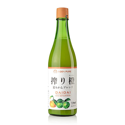 Jus de daidai et de natsumikan (orange amère), 100 % jus d'agrumes, Japon, 720 ml