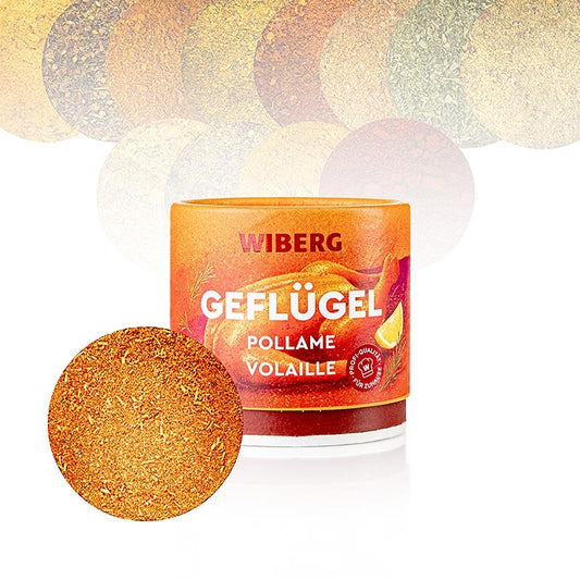 Wiberg Geflügel, Würzmischung, 105 g | Salz, Pfeffer, Gewürze, Aromen,Trockengemüse | thungourmet
