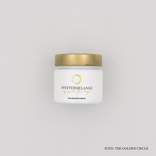 THE GOLDEN CIRCLE - Mélange de poivre avec Pakis. Sel cristallisé by Sascha Stemberg, 60 g