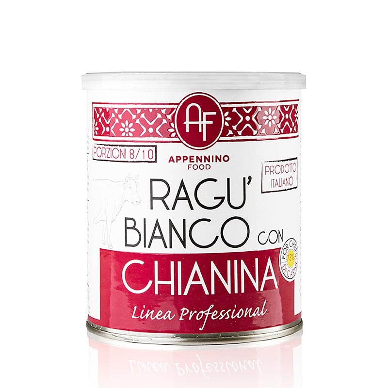 Ragù von weißen Kühen "Chianina", Appennino Food, 800 g | Saucen, Suppen, Fonds | thungourmet