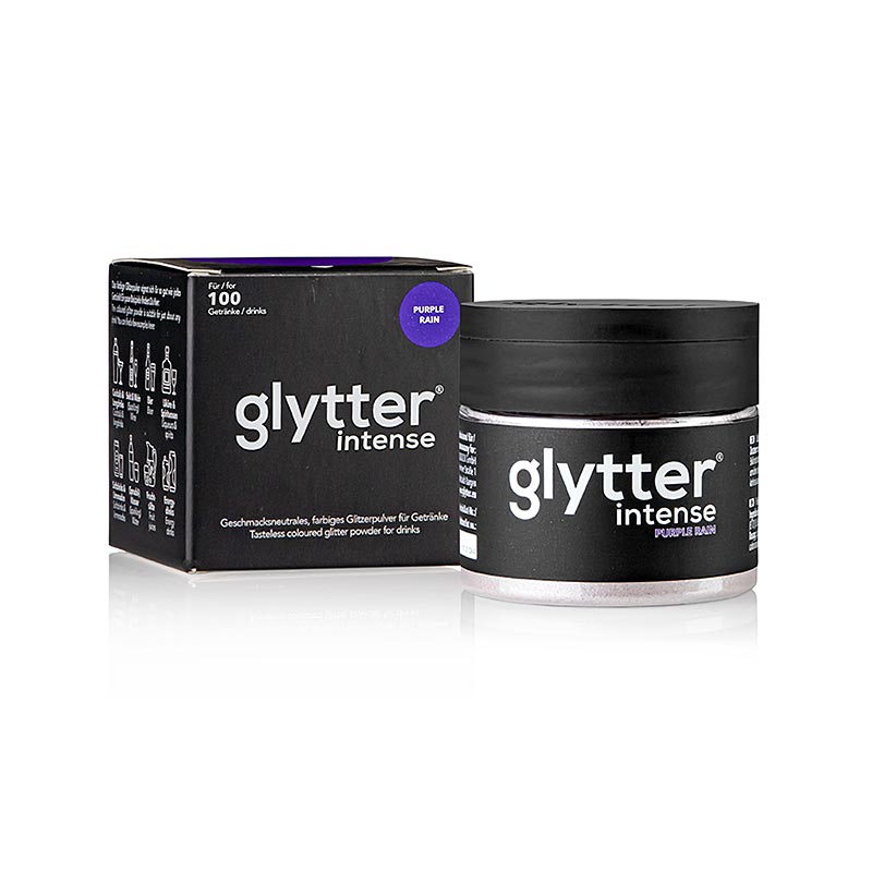 glytter "intense Purple Rain", Lebensmittelglitzerpuder, (Lila / Violett), 10 g