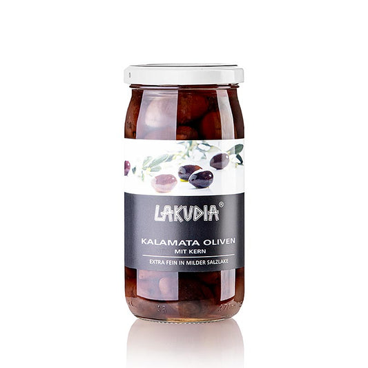 Olives Kalamata, dénoyautées, Lakudia, 355 g