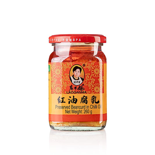 Chili oil with beancurd - Tofu à l'huile de chili, Lao Gan Ma, 260 g