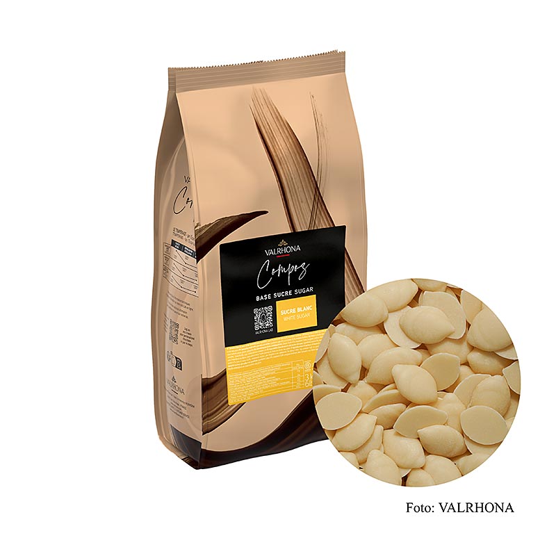 Cioccolato Valrhona Compoz - Base zucchero-burro di cacao, callets, 3 kg