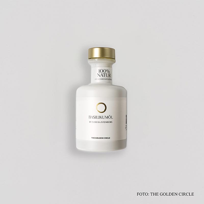 THE GOLDEN CIRCLE - Olio al basilico di Sascha Stemberg, 200 ml