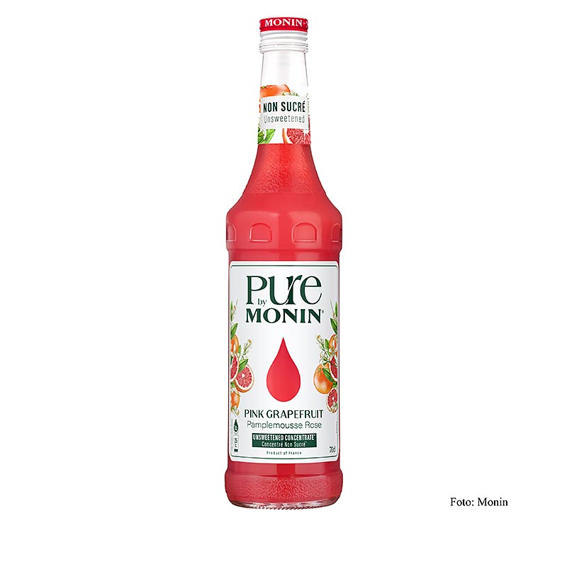 Monin PURE Pompelmo rosa non zuccherato, concentrato 1:25, 700 ml