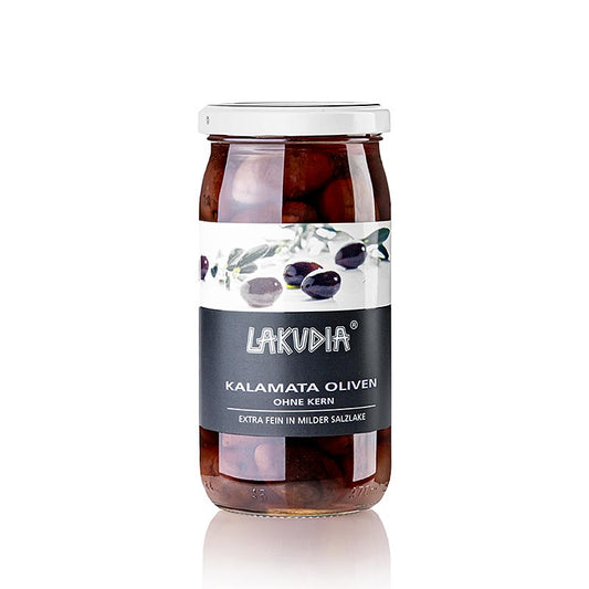 Olives Kalamata dénoyautées Lakudia, 355 g