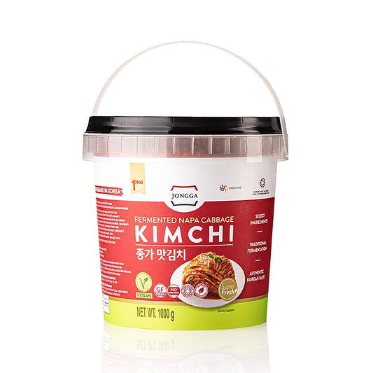 Kimchi - chou chinois frais mariné, Jongga, végétalien, 1 kg
