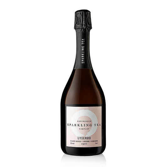 Copenhagen Sparkling LYSEROD weisser Tee, Oolong, Hibiscus alkoholfrei, BIO, 750 ml