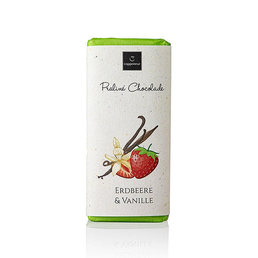 Coppeneur, tavoletta di cioccolato con fragola e vaniglia, 75 g