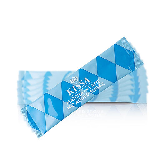 KISSA - Matcha for Latte NO SUGAR ADD., Tee Mix Sticks, BIO, 60 g, 6 x 10 g