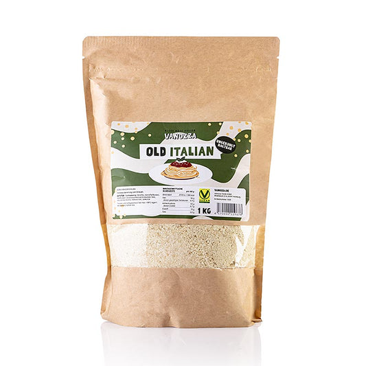 Vanozza - Old Italian, alternativa vegana al formaggio a pasta dura, 1 kg