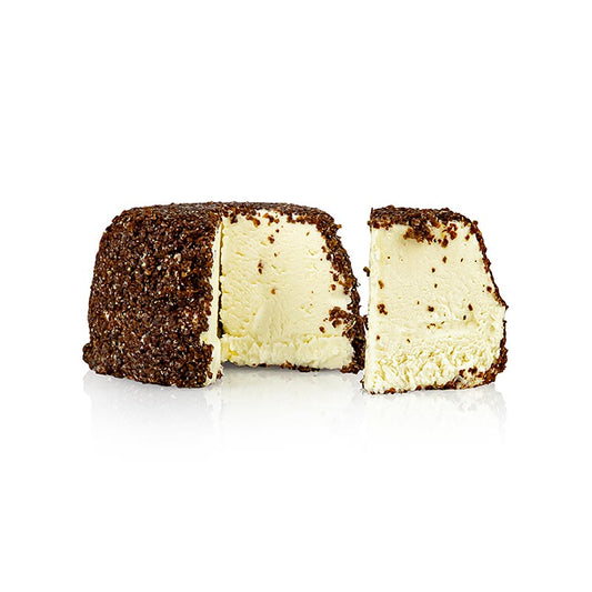 Fromagerie DELIN - Delice Pommard Coque, Formaggio fresco francese Formaggio fresco latte vaccino con semi di senape, 110 g