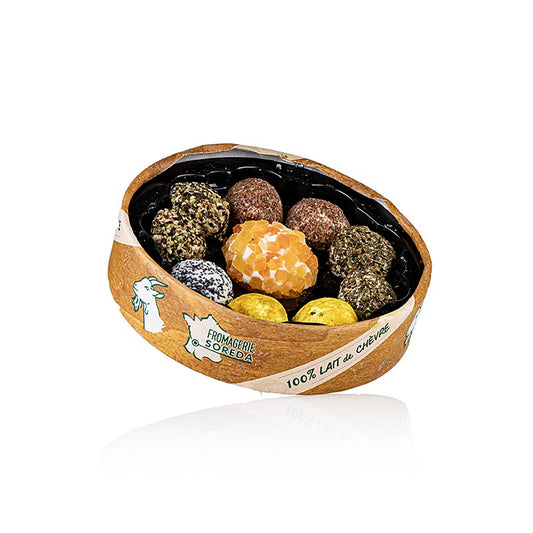 Le Chevrefeuille - Micro-Pics Chevre, praline al formaggio fresco di capra con papaya, erbe aromatiche e spezie, 115 g