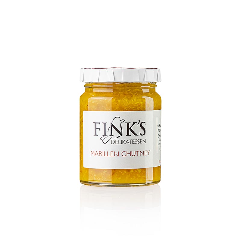 Chutney di albicocche, con curry e cocco, Fink’s Delikatessen, 105 g