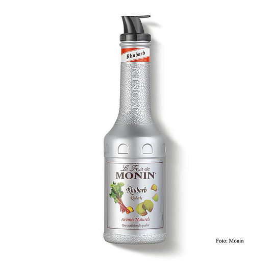 Monin - Fruchtpüreemix - Rhabarber, gezuckert, mit Ausgießer, 1 l