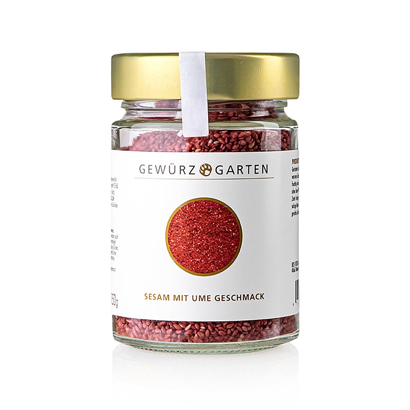 Gewürzgarten - Sesam, geröstet, Ume Geschmack (Umeboshi / Pflaume), 150 g