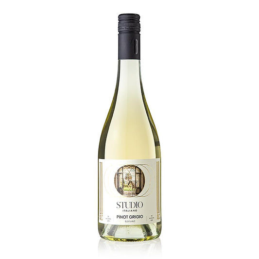 KOLONNE NULL - STUDIO Italiano Pinot Grigio, vin blanc désalcoolisé, sans alcool, 750 ml