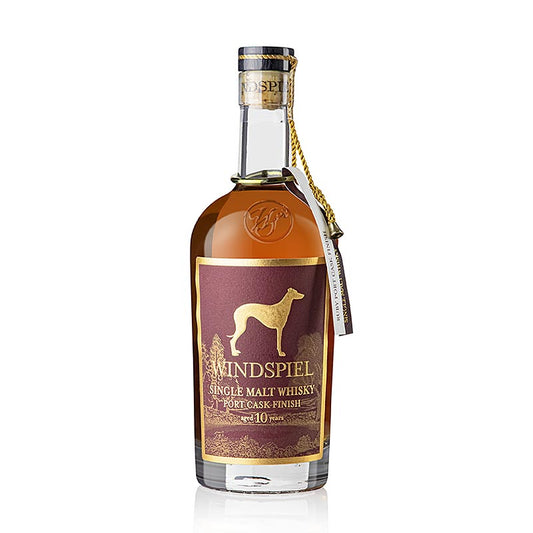 Single Malt Whisky Windspiel 10 J., Port Cask Finish, 42 % vol., Eifel, 500 ml