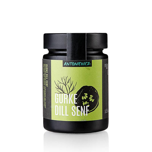 Heiko Antoniewicz - Gurke Dill Senf, mittelscharfer Senf mit Gurke & Dill, 180 ml