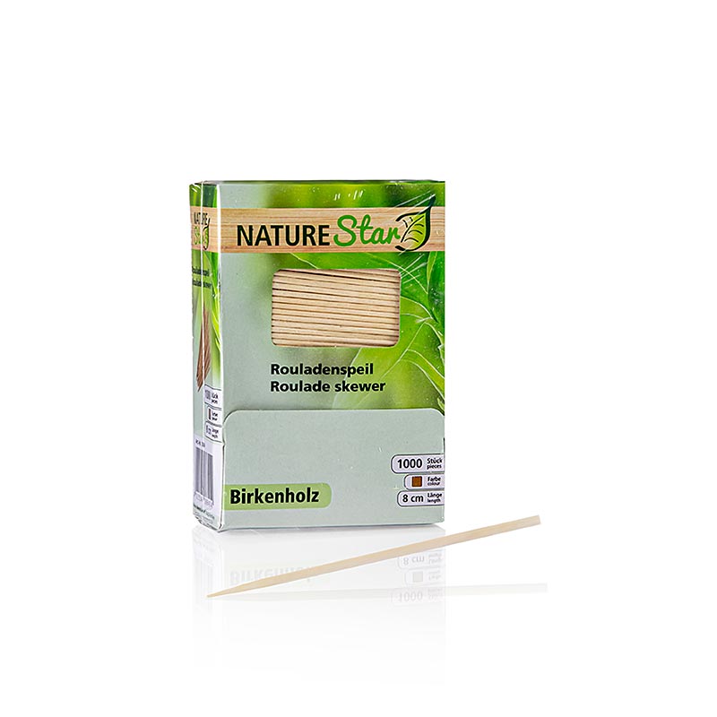 Franz Mensch - Holz Rouladenspieße, Party Picker, 8cm klein, 1.000 St