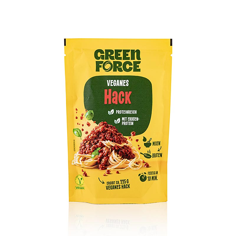 Greenforce Mix per macinato vegano, a base di proteine di pisello, 75 g