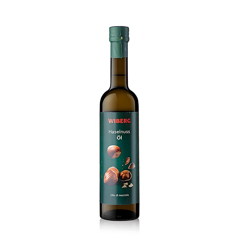 Wiberg Olio di nocciole, spremuto a freddo, da nocciole tostate, 500 ml