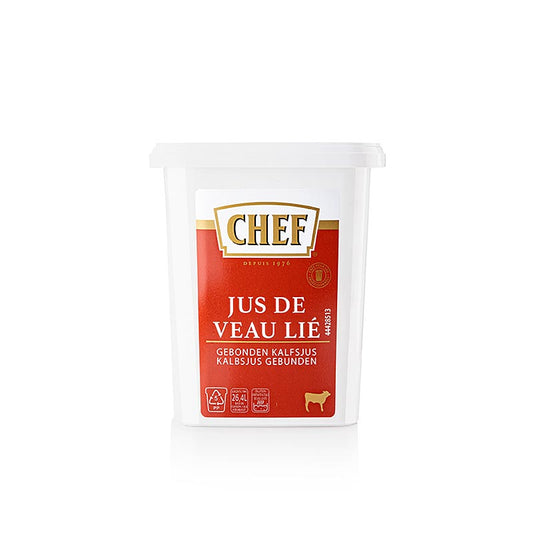 CHEF Kalbsjus gebunden (Fond), Pulver (für ca. 11L), 600 g