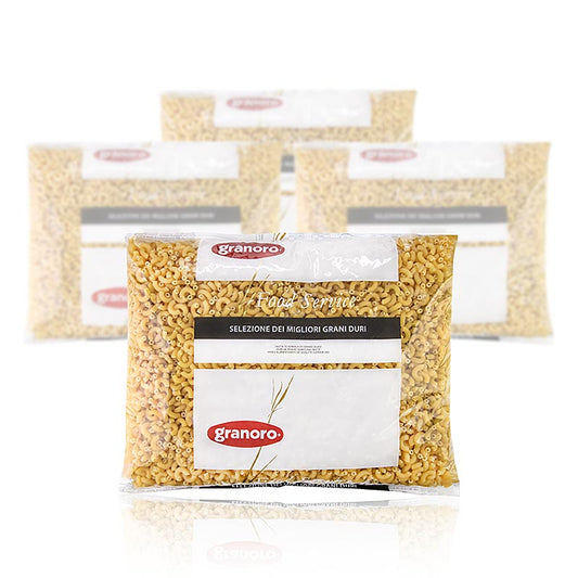 Granoro Fagiolini Rigati (kleine Röhrennudeln) No.50, 12 kg, 4 x 3000g