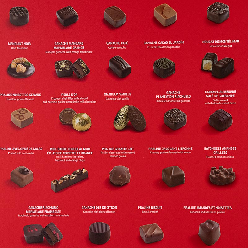 Adventskalender "Wintermärchen", 24 Pralinen, ohne Alkohol, Michel Cluizel, 273 g