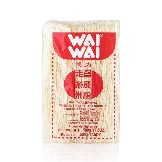 Nouilles Vermicelli de riz, fines, 0,5mm, Wai Wai, 500 g