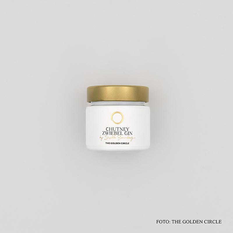 THE GOLDEN CIRCLE - Chutney aux oignons et au gin, par Sascha Stemberg, 75 g