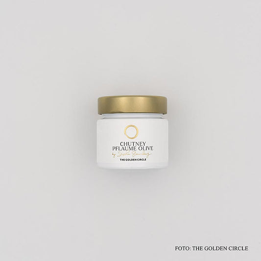 THE GOLDEN CIRCLE - Chutney aux prunes et aux olives, par Sascha Stemberg, 75 g