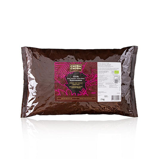 Huayabamba, pasta di cacao al 100%, callets, Choba Choba, BIO, 2 kg