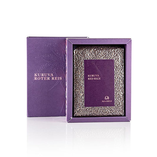 Riz rouge Kuruva, variété ancienne du Kerala, en Inde, Ma-Deli, 1 kg