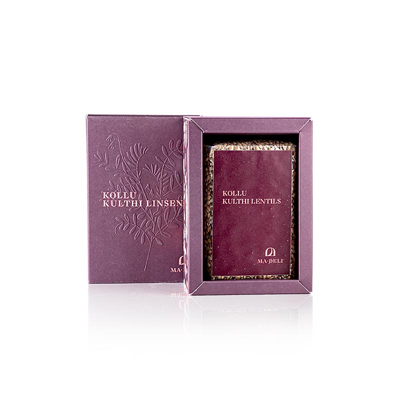 Kollu Kulthi Linsen, alte Sorte aus Tamil Nadu, Indien, Ma-Deli, 500 g