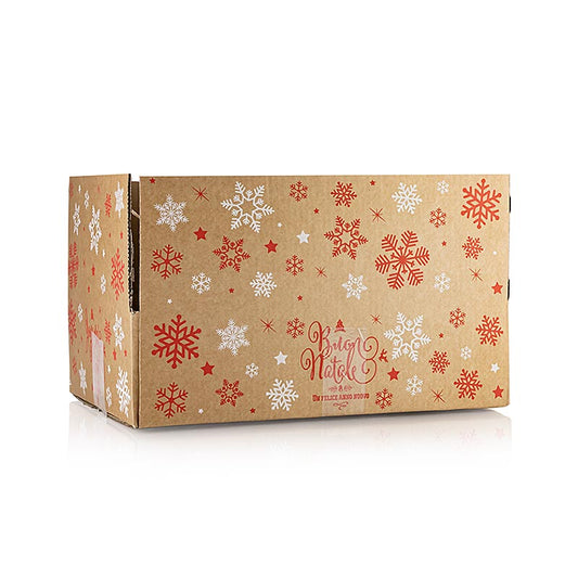 Scatola da spedizione "Christmas Time3", per 3 articoli, 425x278x105 mm, 1 pz.